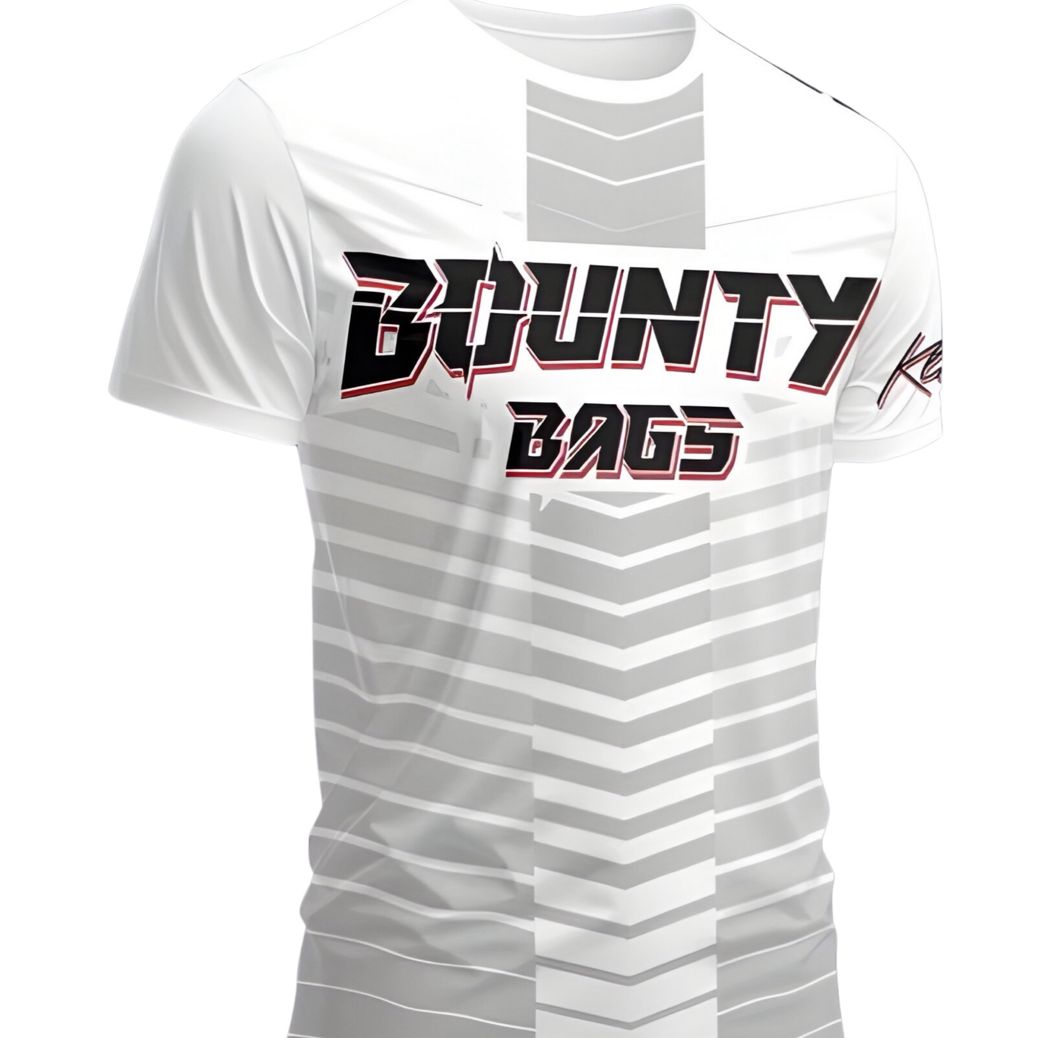 Bounty Bags Cornhole Dri Fit Shirt White