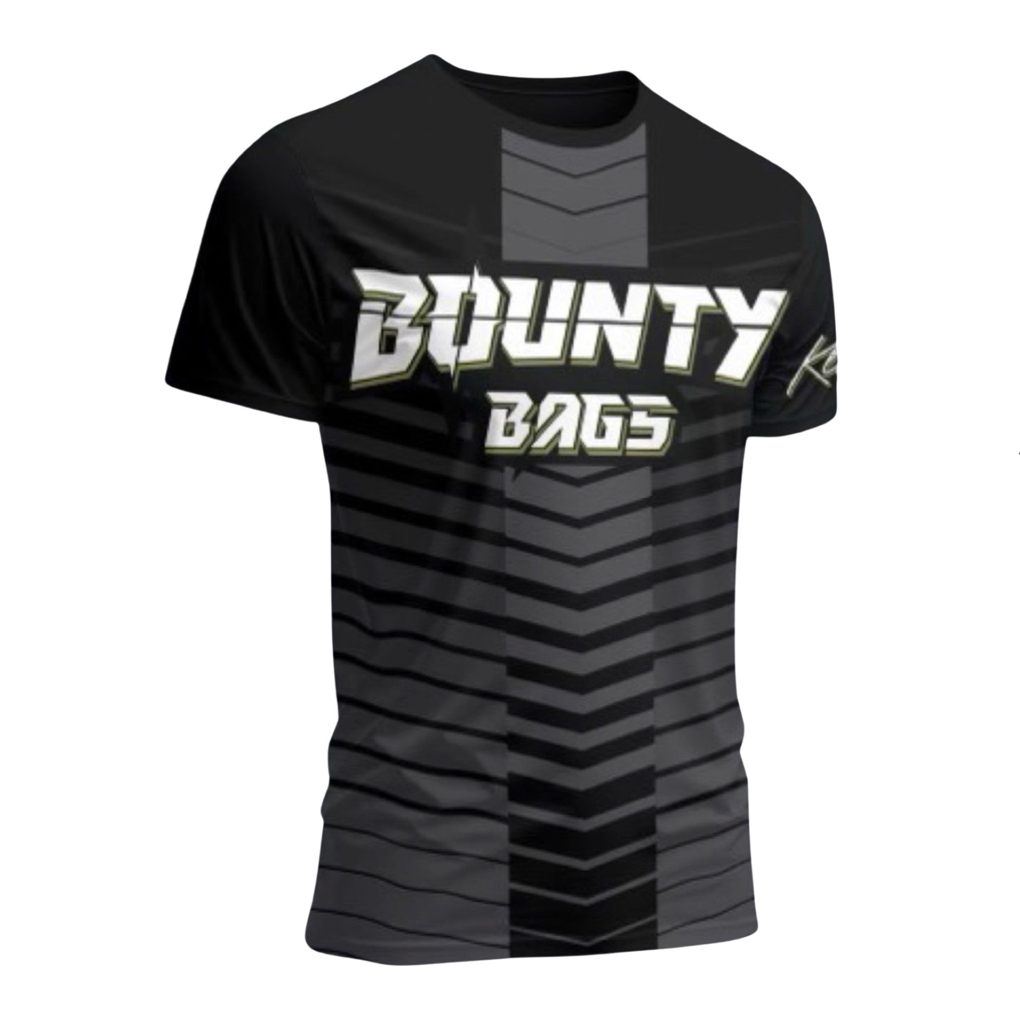 Bounty Bags Cornhole Dri Fit Shirt Black