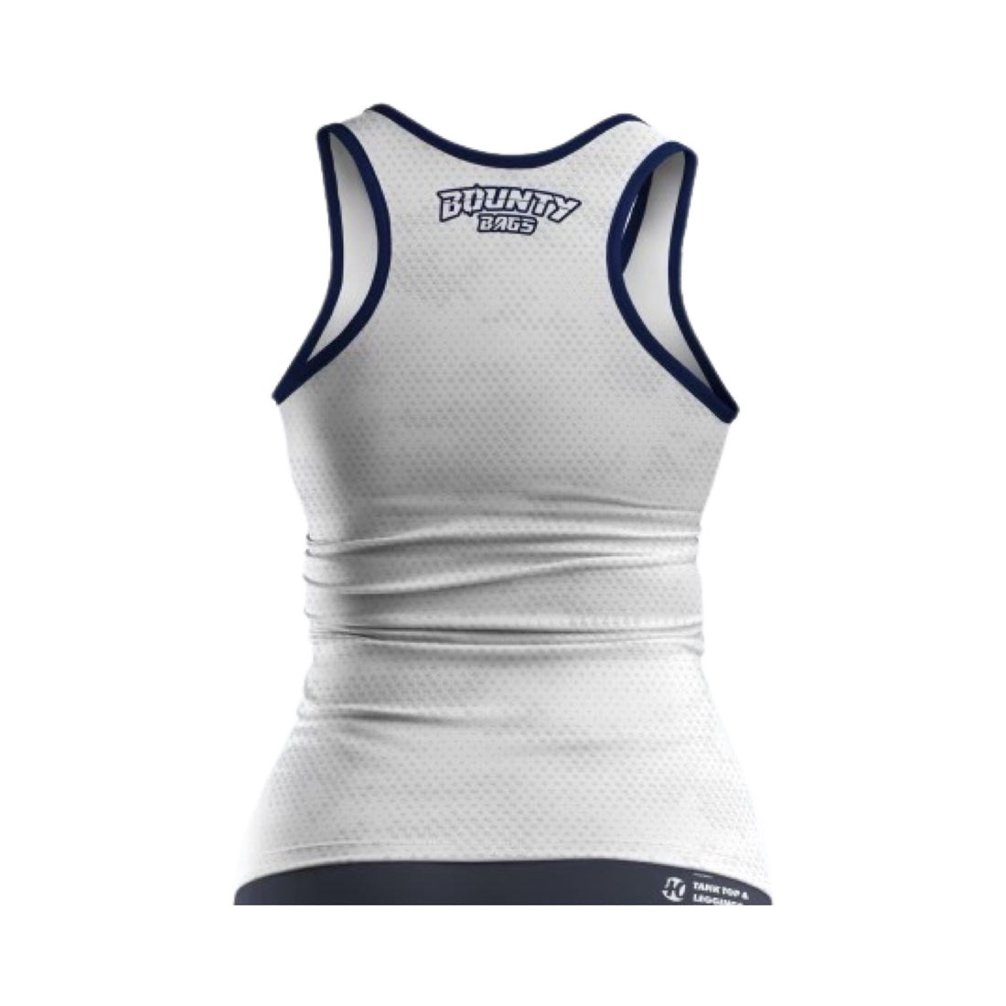 Bounty Bags Cornhole Women's Dri Fit Tank Top White