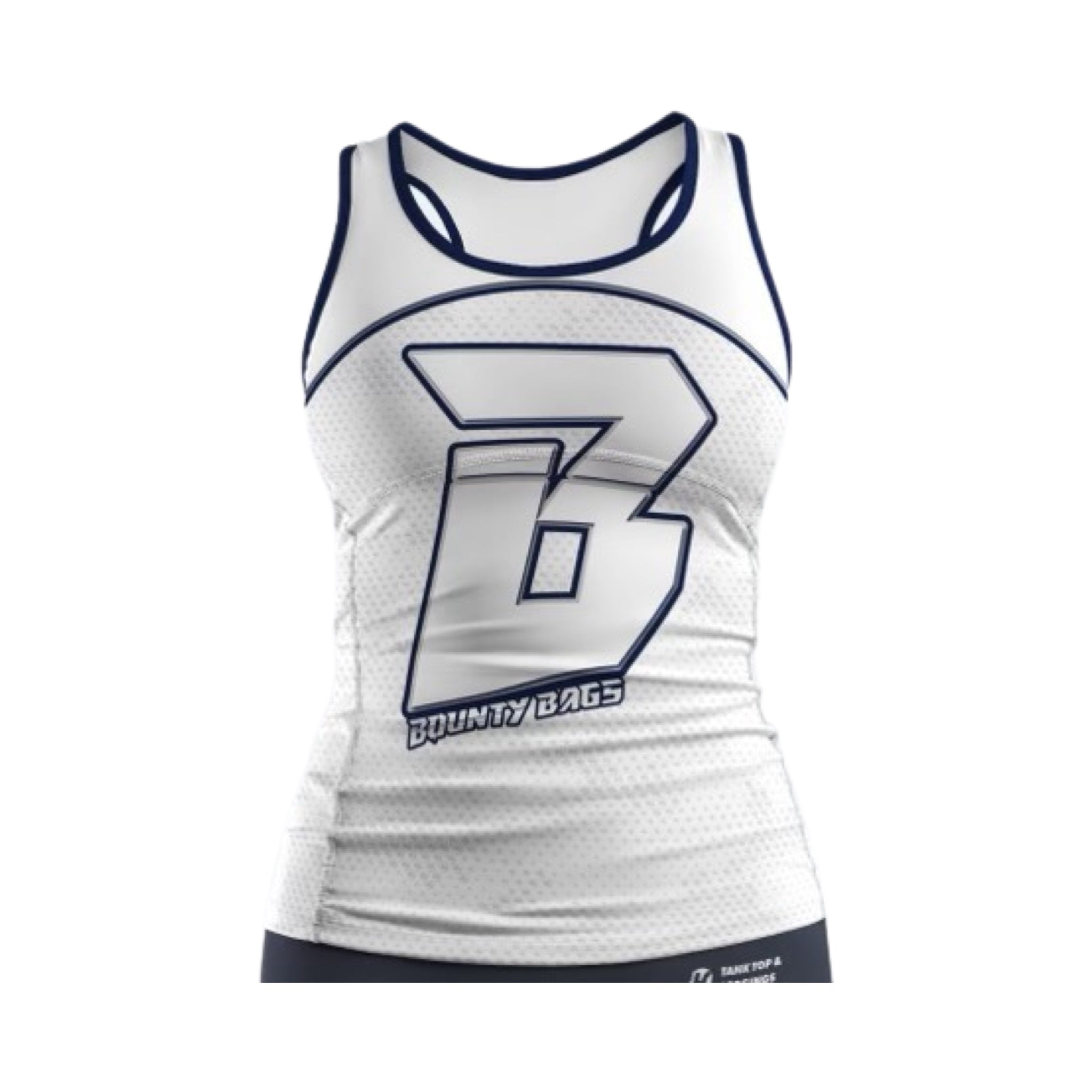 White dri fit cheap tank top